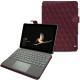 Capa em pele Microsoft Surface Go - Lie de vin - Couture ( Pantone 5115C ) 