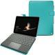 Housse cuir Microsoft Surface Go - Bleu fluo