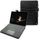 Custodia in pelle Microsoft Surface Go - Crocodile nero