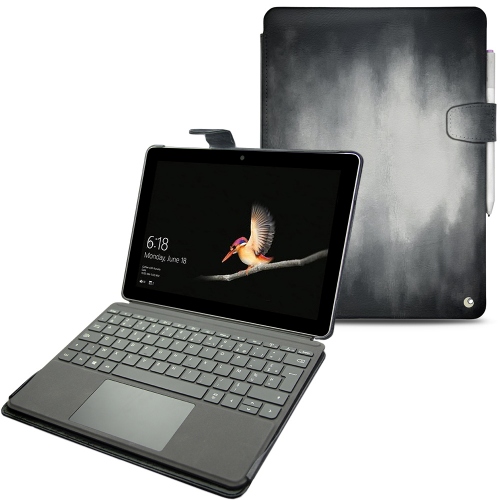 Housse cuir Microsoft Surface GoGris Patine
