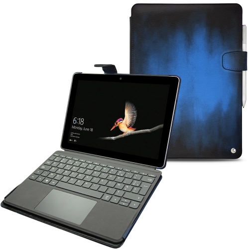 가죽 커버 Microsoft Surface GoBleu Patine