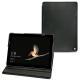 Microsoft Surface Go leather case - Dark vintage ( Roughtcut - Black#5256 ) 