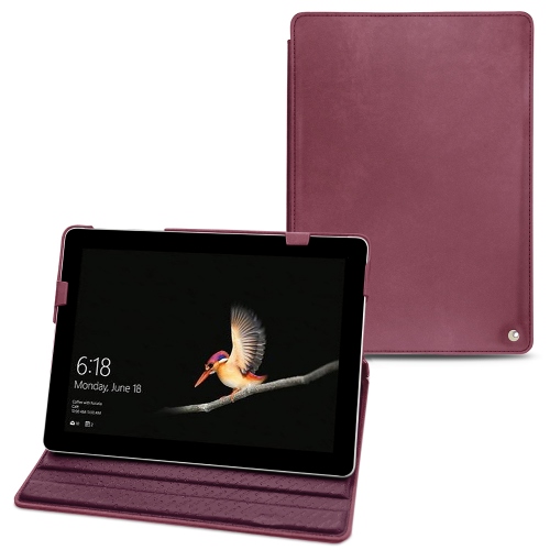 Custodia in pelle Microsoft Surface GoPrune vintage ( Pantone #612434 ) 