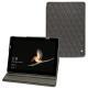 Custodia in pelle Microsoft Surface Go - Anthracite - Couture ( Pantone 424C ) 