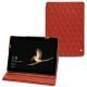 Housse cuir Microsoft Surface Go - Papaye - Couture ( Pantone 180C ) 