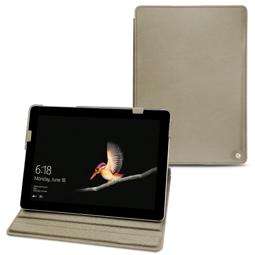Custodia in pelle Microsoft Surface GoDarboun sabla ( Pantone #BCB1A1 )