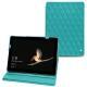 Housse cuir Microsoft Surface Go - Bleu fluo - Couture