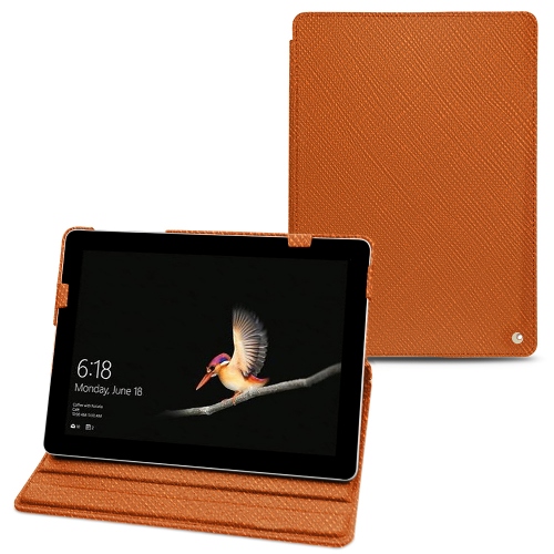 Funda de piel Microsoft Surface GoOrange vibrant ( Pantone #e36b39 ) 