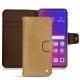 Housse cuir Oppo Find X - Sable vintage ( Roughtcut - Gaucho#57254 ) 