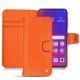 Lederschutzhülle Oppo Find X - Orange fluo