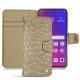 Oppo Find X leather case - Autruche desert