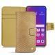 Oppo Find X leather case - Serpent sabbia