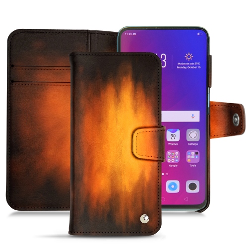 Lederschutzhülle Oppo Find XFauve Patine