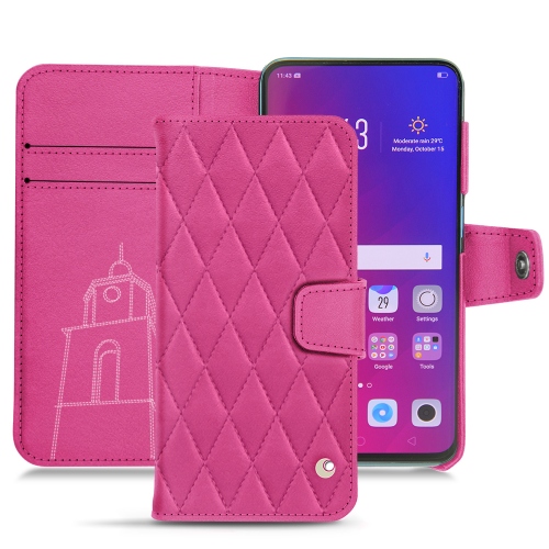レザーケース Oppo Find XRose BB - Couture ( Pantone #DB599F )