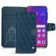 Funda de piel Oppo Find X - Blu mediterran - Couture