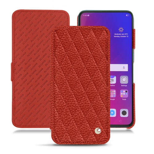 Lederschutzhülle Oppo Find XPapaye - Couture ( Pantone #b54317 ) 