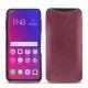 Coque cuir Oppo Find X - Prune vintage ( Pantone 512C ) 