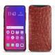 Capa em pele Oppo Find X - Autruche ciliegia