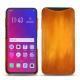 Coque cuir Oppo Find X - Orange Patine
