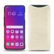 Lederschutzhülle Oppo Find X - Blanc escumo