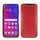 Coque cuir Oppo Find X - Rouge troupelenc