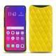 Funda de piel Oppo Find X - Jaune fluo - Couture