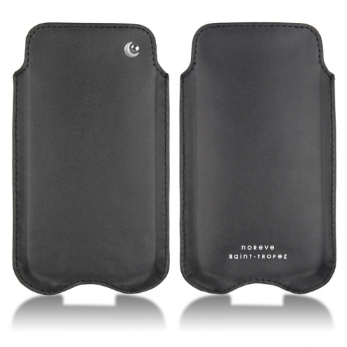 Samsung GT-i9500 Galaxy S IV leather case - Noir ( Nappa - Black ) 