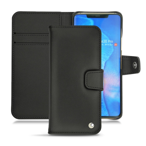 Huawei Mate 20 Pro leather case - Noir ( Nappa - Black ) 