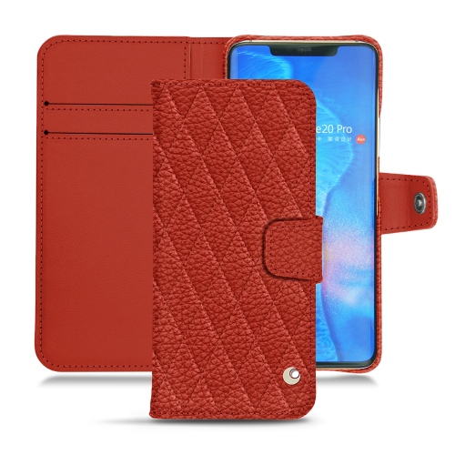 Custodia in pelle Huawei Mate 20 ProPapaye - Couture ( Pantone #b54317 ) 