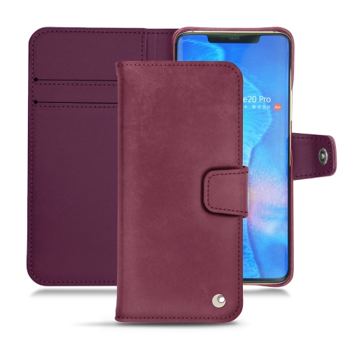 硬质真皮保护套 Huawei Mate 20 ProPrune vintage ( Pantone #612434 ) 