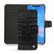 Housse cuir Huawei Mate 20 Pro - Crocodile nero