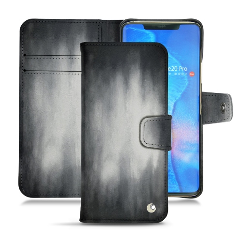 Huawei Mate 20 Pro leather covers and casesGris Patine