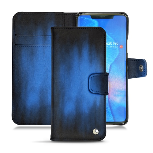 Funda de piel Huawei Mate 20 ProBleu Patine