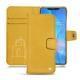 Huawei Mate 20 Pro leather case - Jaune soulèu