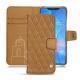 Huawei Mate 20 Pro leather case - Castan esparciate - Couture