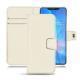 Huawei Mate 20 Pro leather case - Blanc PU