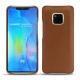 Custodia in pelle Huawei Mate 20 Pro - Marron ( Nappa - Pantone 1615C ) 