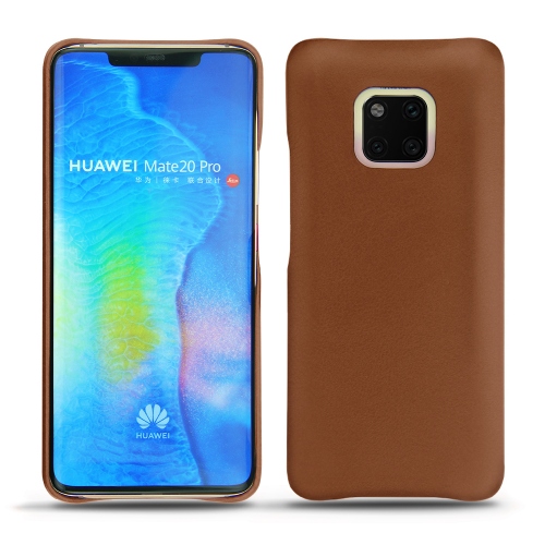 Capa em pele Huawei Mate 20 ProMarron ( Nappa - Pantone #8B4720 ) 