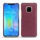 Capa em pele Huawei Mate 20 Pro - Prune vintage ( Pantone 512C ) 