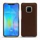 Huawei Mate 20 Pro leather cover - Châtaigne ( Pantone 476C ) 