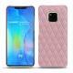 Custodia in pelle Huawei Mate 20 Pro - Rose - Couture ( Nappa - Pantone 2365C ) 