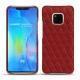 Custodia in pelle Huawei Mate 20 Pro - Tomate - Couture ( Pantone 187C ) 