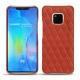 Coque cuir Huawei Mate 20 Pro - Arange clouquié - Couture