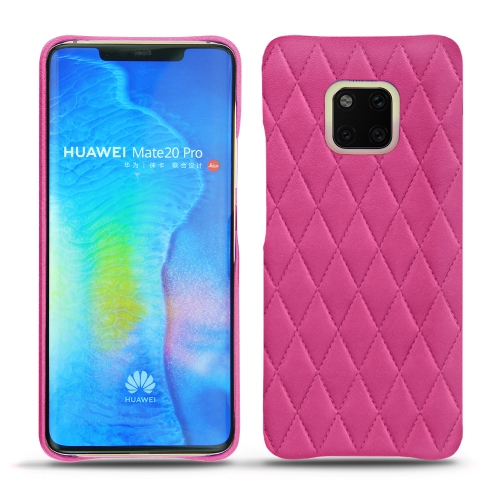 Custodia in pelle Huawei Mate 20 ProRose BB - Couture ( Pantone #DB599F )