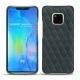 Custodia in pelle Huawei Mate 20 Pro - Blu marino - Couture