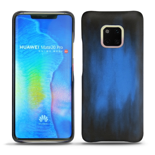 Lederschutzhülle Huawei Mate 20 ProBleu Patine