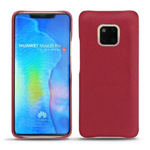 Lederschutzhülle Huawei Mate 20 ProRouge passion ( Pantone #a6192e ) 