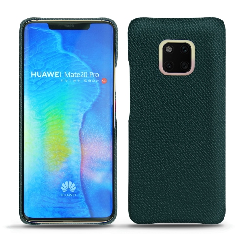 Custodia in pelle Huawei Mate 20 ProVert séduisant ( Pantone #1d3c34 ) 