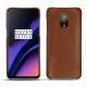 Custodia in pelle OnePlus 6T - Marron ( Nappa - Pantone 1615C ) 