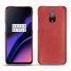 Custodia in pelle OnePlus 6T - Cerise vintage ( Pantone 185C ) 